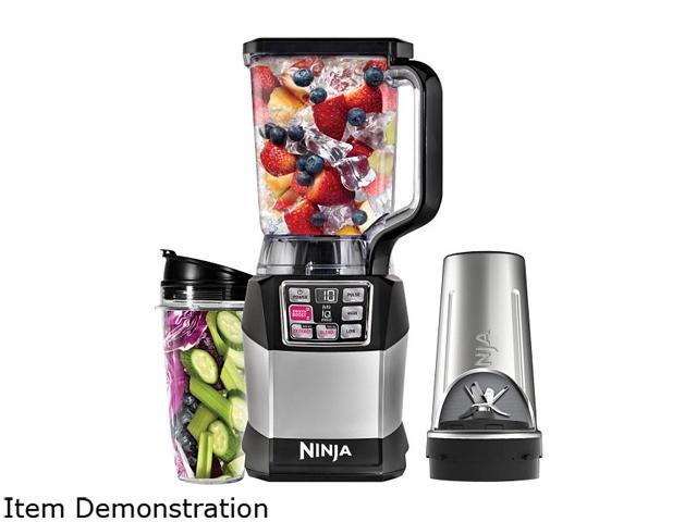 Refurbished: Ninja BL490-RB BLACK/SILVER Refurbished 1200 WATTS Blender ...