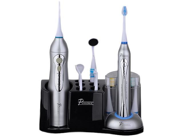 Pursonic S620 Deluxe Home Dental Center Rechargeable Electric Toothbrush W/ BONUS 12 Brush heads