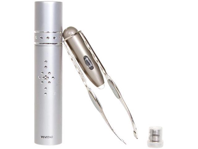 Vivitar Stainless Steel Lighted Tweezers with Travel Case and Batteries