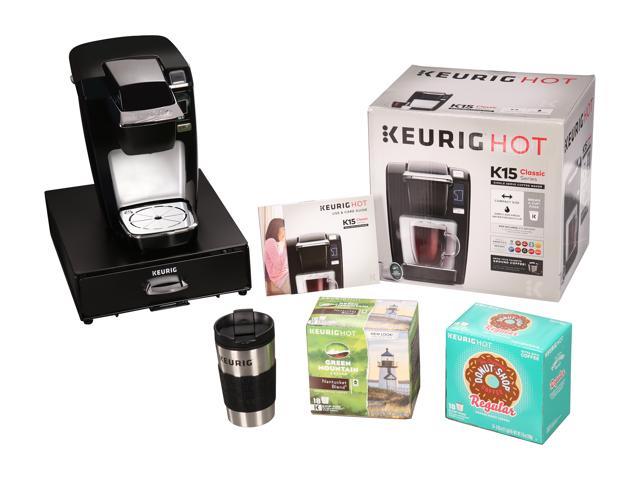 Keurig K15 Coffee Maker Bundler (Includes Keurig, 36 K-Cups, 12 oz