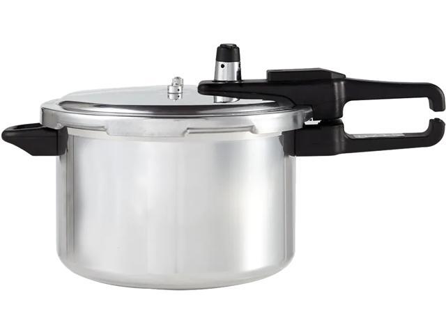 Continental Electric CE-PR101 4 Quart Aluminum Pressure Cooker with Safety  Lid 