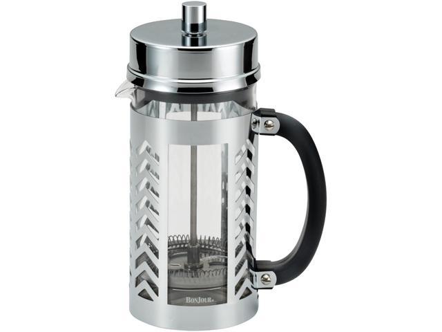 BONJOUR 52888 Stainless steel 8-Cup Chevron French Press
