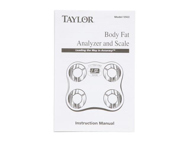 TAYLOR 5563EF Body Fat Scale 