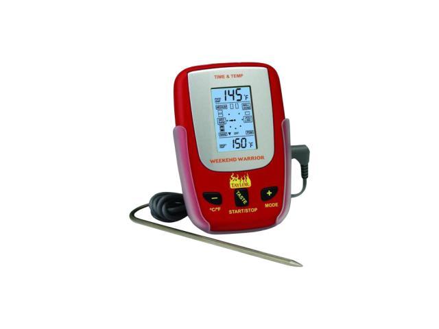 Taylor 808N-4L Weekend Warrior Digital Thermometer, Red
