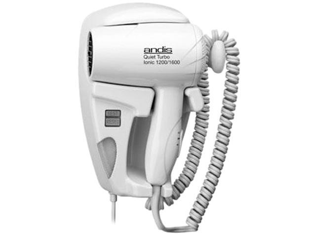 Andis 1600 Watt Quiet Wall Mounted Hangup Hair Dryer With Night Light White 30975 Newegg Com