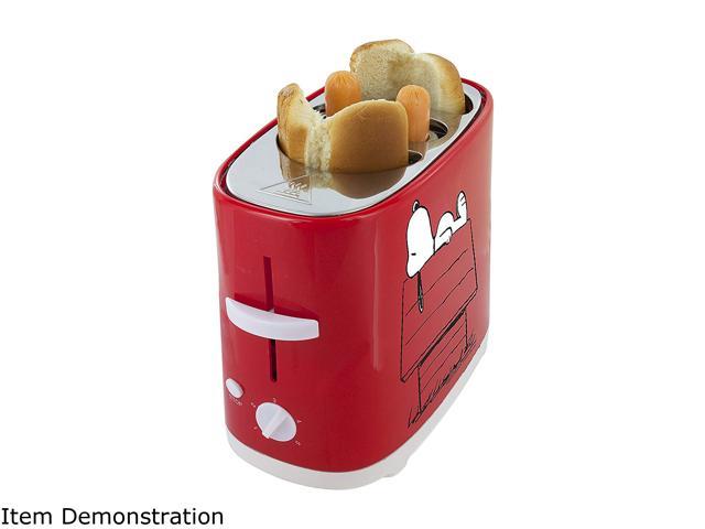 Smart Planet HDT‐1S Peanuts Snoopy Hot Dog Toaster Red 