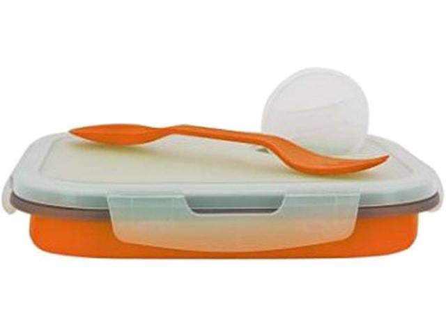 Smart Planet EC-34SO Small Collapsible Meal Kit - Orange, 32 oz