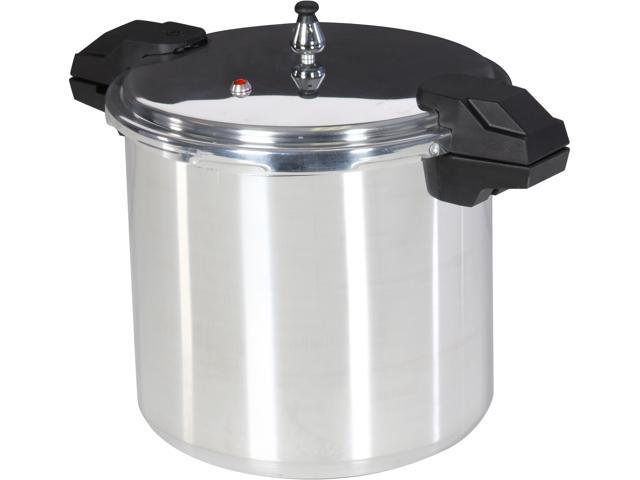 Mirro 92122A Polished Aluminum Dishwasher Safe 22-Quart Pressure Cooker Canner Cookware