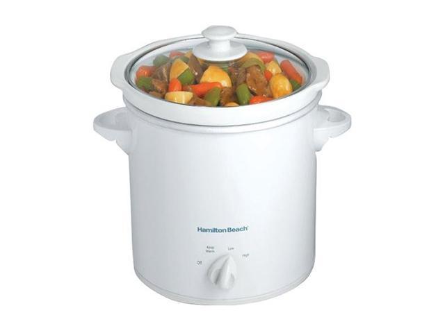 Hamilton Beach 33150 White Meal Maker Slow Cooker 