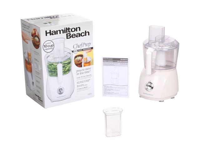 Hamilton Beach ChefPrep 500 Watt 10 Cup Food Processor- White