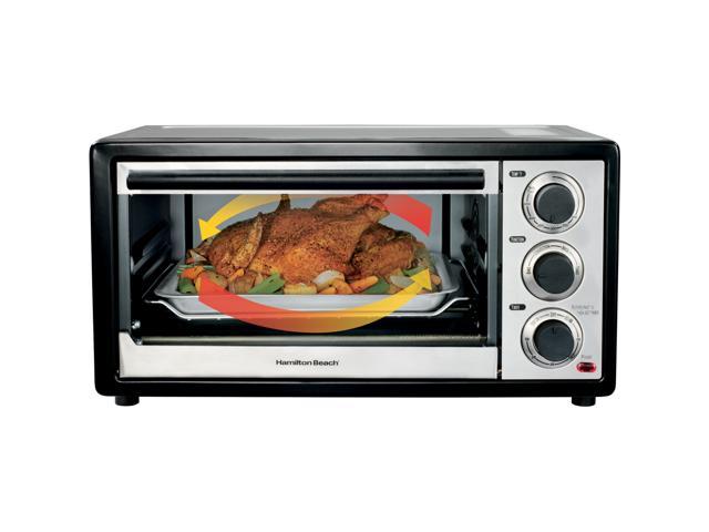 Hamilton Beach 31509 Black Convection 6 Slice Broiler Toaster Oven