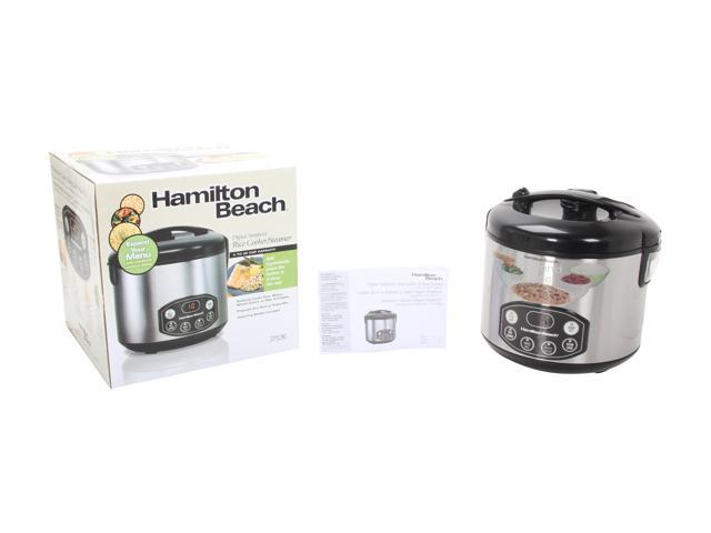 Hamilton Beach Digital Simplicity 37536 Deluxe Rice Cooker & Steamer 