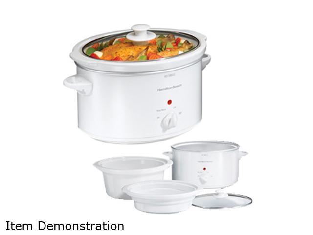 hamilton beach slow cooker white