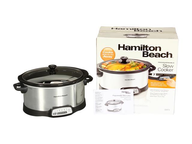 Hamilton Beach 33473 Programmable 7 Quart Slow Cooker