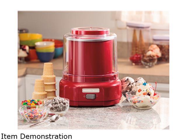 Hamilton Beach 68881 1.5 Quart Ice Cream Mixer, Red - Newegg.com