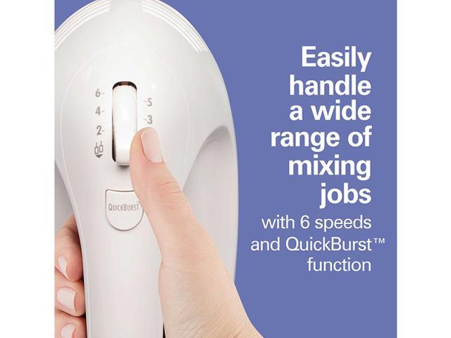 Hamilton Beach 6-Speed Hand Mixer White 62632R - Best Buy