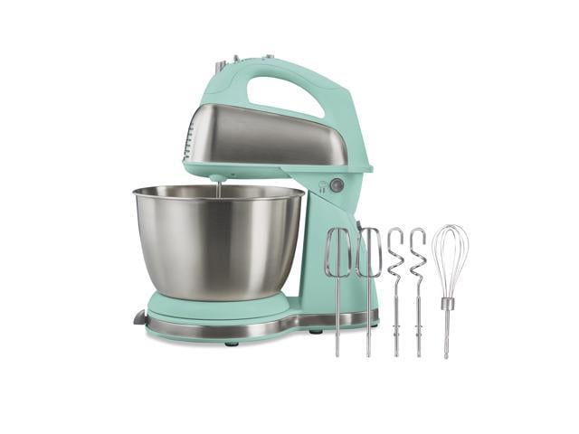 Hamilton Beach 64658 Classic 4 Quart 6 Speed Stand Mixer Aqua Blue ...