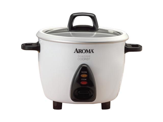 AROMA ARC733-1G White Rice Cooker & Food Steamer - Newegg.com