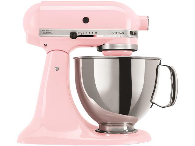 KitchenAid KSM150PSPK Artisan Stand Mixer with Pouring Shield, 5 Quarts, Pink