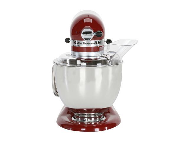 Open KitchenAid Artisan Stand Mixer with Pouring 5 Quarts, Gloss Cinnamon -