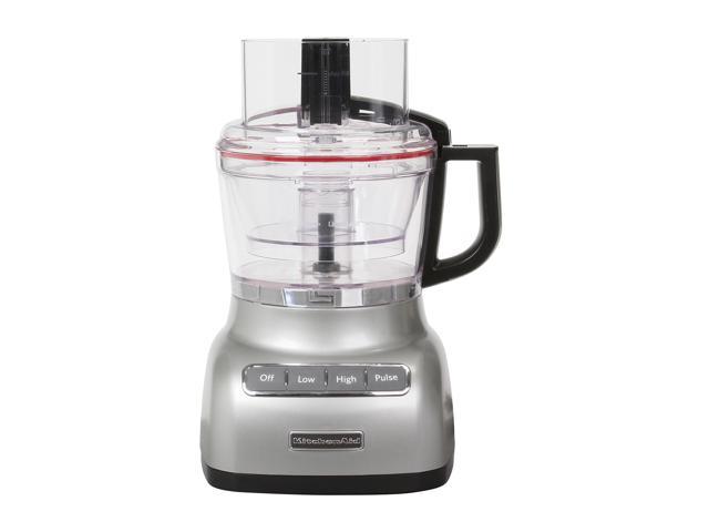 Kitchenaid Kfp0922cu Contour Silver 9 Cup Food Processor With