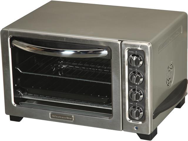 KitchenAid KCO223CU Silver 12-inch Convection Bake Countertop Oven