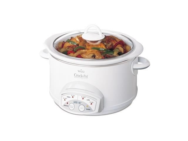 CROCK-POT 38501-W White 5 Qt. Smart-Pot Slow Cooker