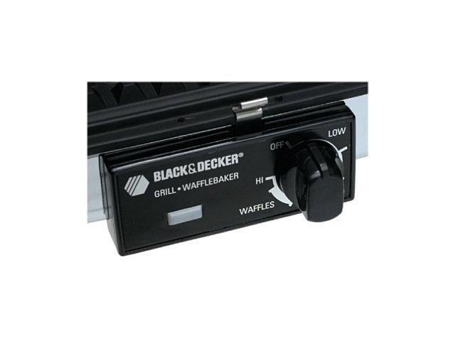 black and decker grill and wafflebaker