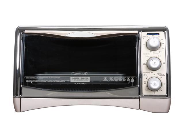 Black+Decker CTO4500S Perfect Broil Convection Toaster Oven Fits 12 Pizza  NICE