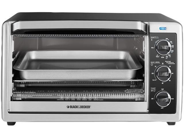 Black & Decker TO1675B 6-Slice Countertop Convection Toaster Oven ...