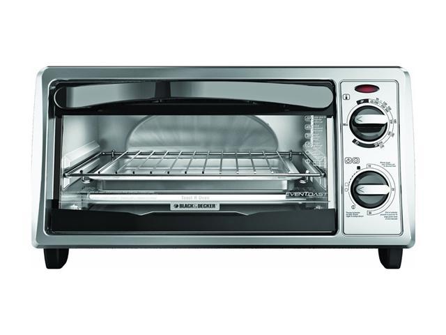 Black & Decker TO1322SBD 4 Slice Toaster Oven Broiler, 19.22 x