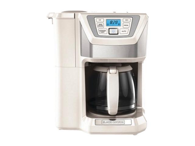 Black & Decker CM5000WD White 12-Cup Mill+Brew Coffeemaker - Newegg.com