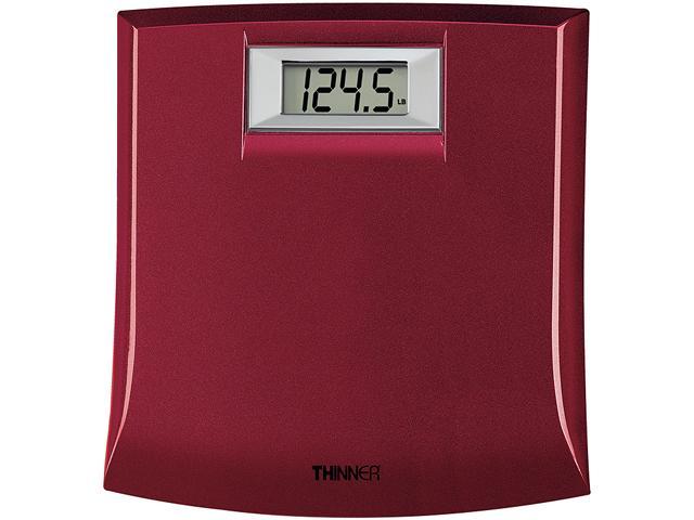 Conair Thinner Portable Digital Bathroom Scale, Pink/Silver – Home Lot