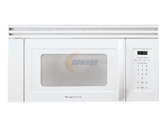 frigidaire white over the range microwave