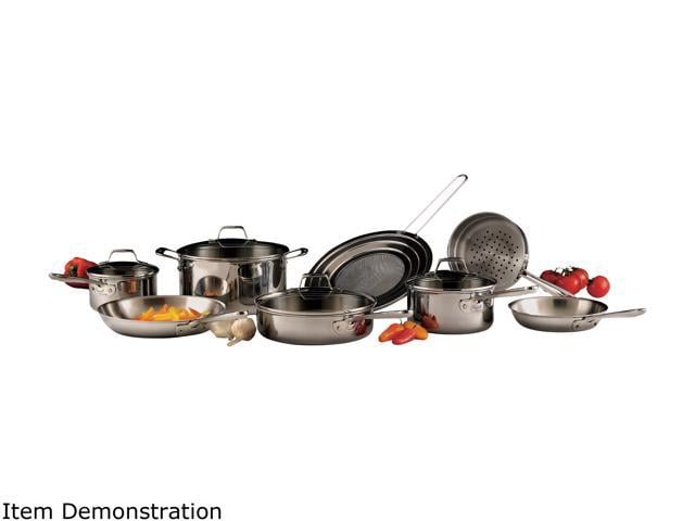 Emeril By All Cald Pro Clad Stainless Steel 12 Piece Set 8506