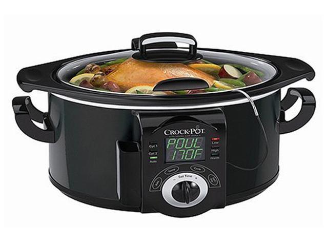 CROCK-POT SCVC601-B Black Oval Slow Cooker - Newegg.com