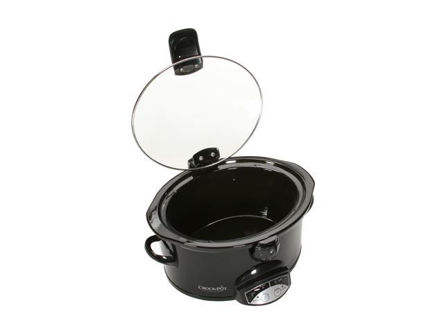 CROCK-POT SCVP603-B Black Oval Smart-Pot 