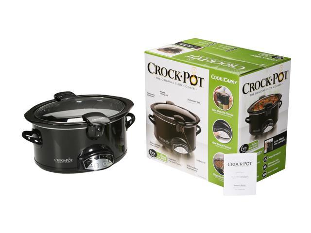 CROCK-POT SCVP603-B Black Oval Smart-Pot 