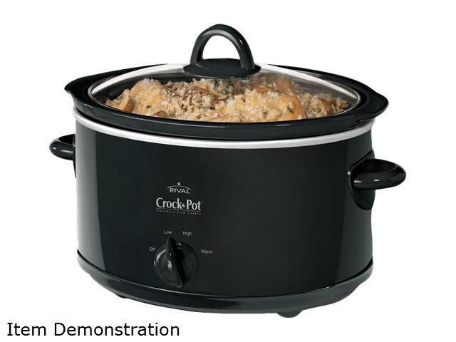 CROCK-POT SCV400-B Black Crock-Pot Slow Cooker - Newegg.com