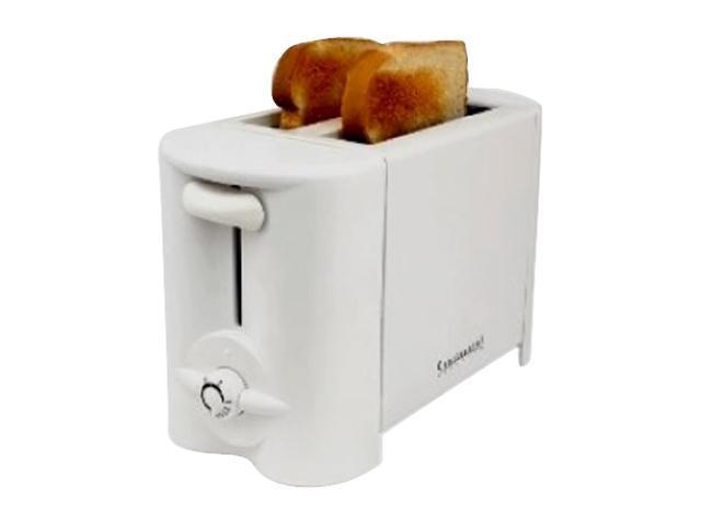 Continental Electric CE23411 White 2-Slice Toaster
