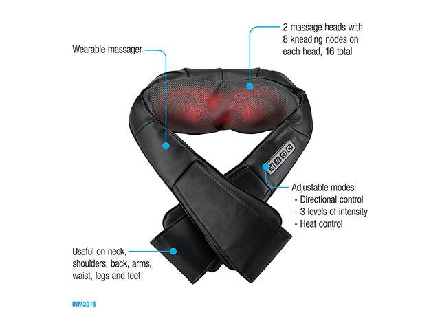 Ilive Inm201b Wearable Deep Tissue Massager Neweggca