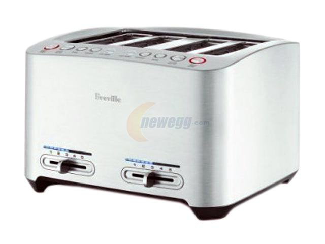 Breville BTA840XL Silver 4-slice Die-Cast Smart Toaster - Newegg.com
