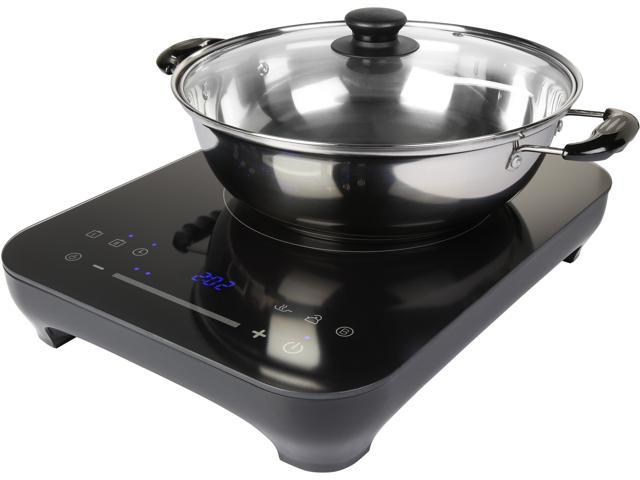 Open Box Midea Induction Cooktop With 9 Saute Pan Glass Lid