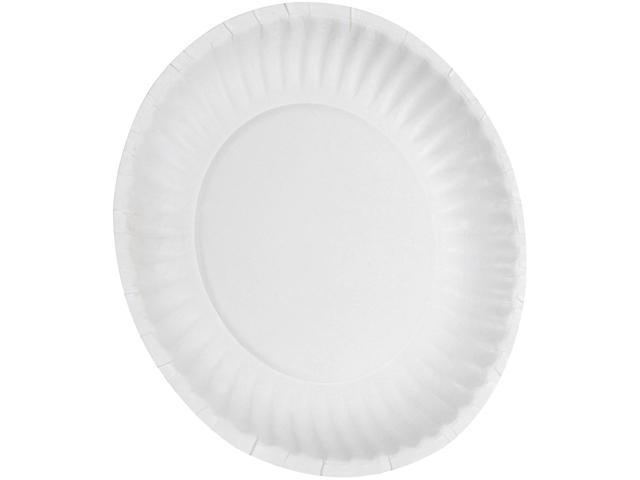 Dixie 15000064 Uncoated Unprinted Paper Plates, 6" Diameter Plate - Paper Plate - Plate - White - 1000 / Carton