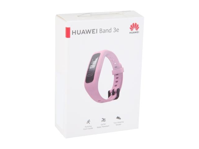HUAWEI Band 3e Smart Fitness Activity Tracker, Dual Wrist & Footwear Mode,  5ATM Water Resistance for Swim, Professional Running Guidance, Black, One