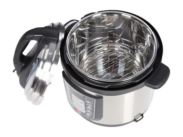 GeekChef 11-in-1 Multi-Functional Pressure Cooker, 6.3 Qt. / 1000W ...