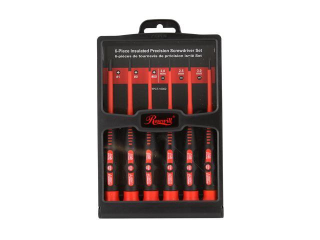 Rosewill RPCT-10002 6-Piece Insulated Precision Screwdriver Set