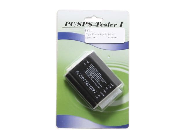 Rexus Pst Pin Power Supply Tester Black Newegg Com