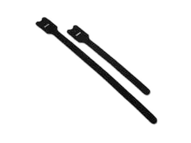 C2G/Cables To Go 29850 8in Screw Mountable Hook-and-Loop Cable Ties, 10 Pack (8 Inch)