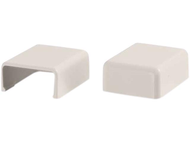 C2G Wiremold Uniduct 27 Blank End Fitting - Fog White